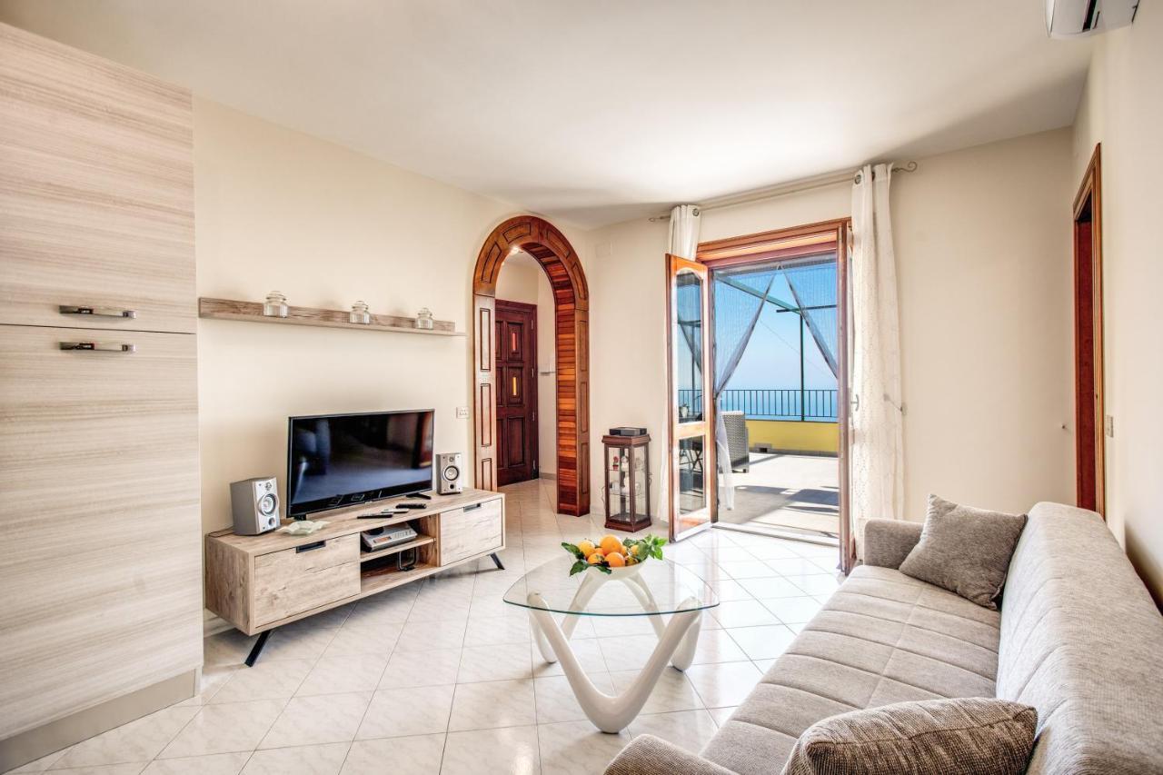 Ferienwohnung Magdalene'S House - Sea View Terrace Massa Lubrense Exterior foto
