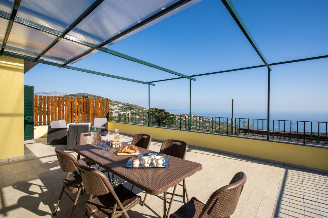 Ferienwohnung Magdalene'S House - Sea View Terrace Massa Lubrense Exterior foto