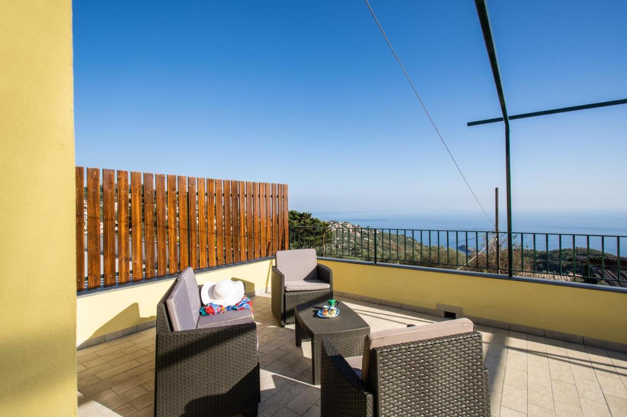 Ferienwohnung Magdalene'S House - Sea View Terrace Massa Lubrense Exterior foto